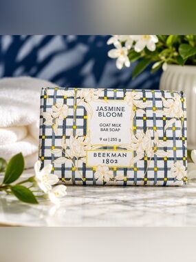 Beekman 1802 Jasmine Bloom Goat Milk Bar Soap Jumbo 9 Ozs New